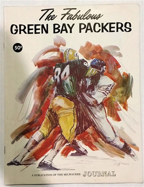 1967 THE FABULOUS GREEN BAY PACKERS MAGAZINE