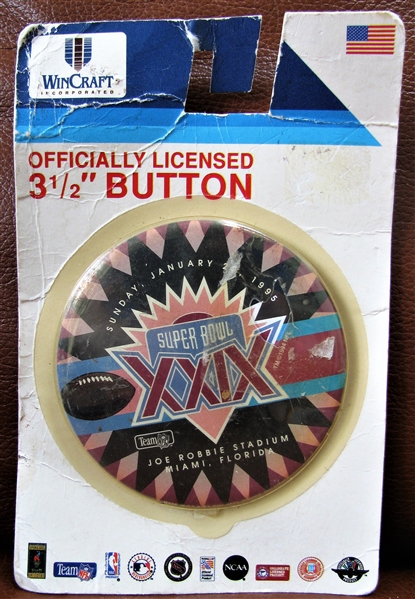 1995 SUPER BOWL XXIX 3 1/2 PIN