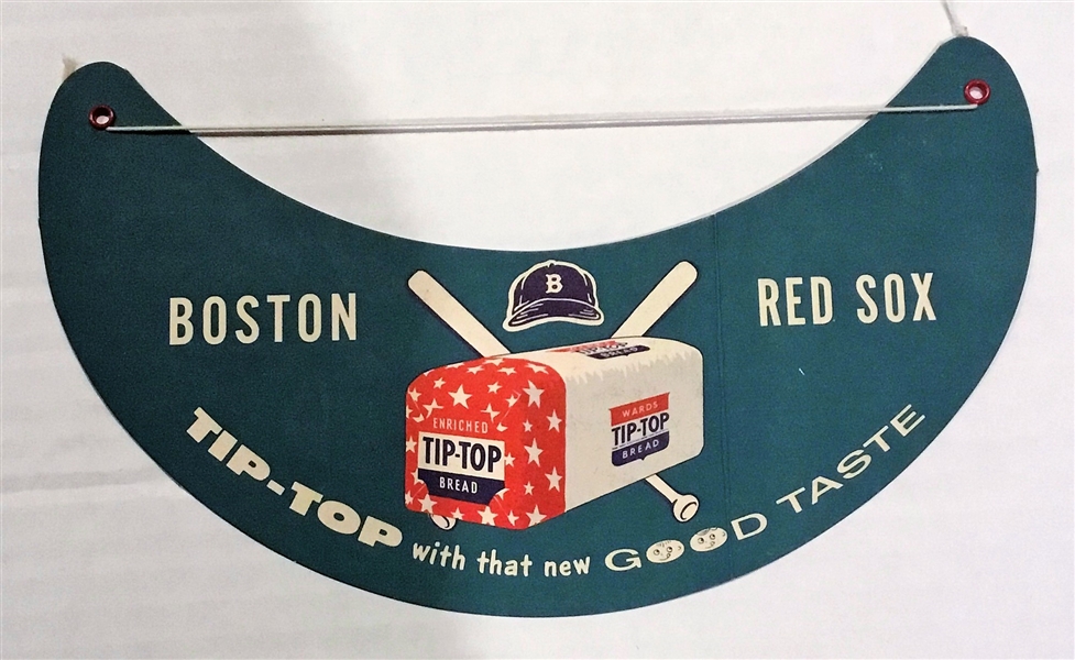 1954 BOSTON RED SOX TIP-TOP BREAD GIVEAWAY VISOR