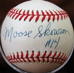 MOOSE SKOWRON #14 SIGNED BASEBALL w/SGC COA