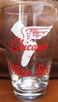 50s CHICAGO WHITE SOX "BIG LEAGUER" LARGE GLASS