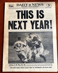 1955 BROOKLYN DODGERS "WORLD CHAMPIONS" FULL NEWSPAPER