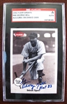 GEORGE KELL SIGNED BASEBALL CARD - SGC SLABBED & AUTHENTICATED