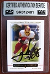 CLINTON PORTIS SIGNED FOOTBALL CARD /CAS AUTHENTICATED