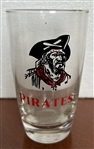 50s PITTSBURGH PIRATES "BIG LEAGUER" LARGE OPEN MOUTH GLASS