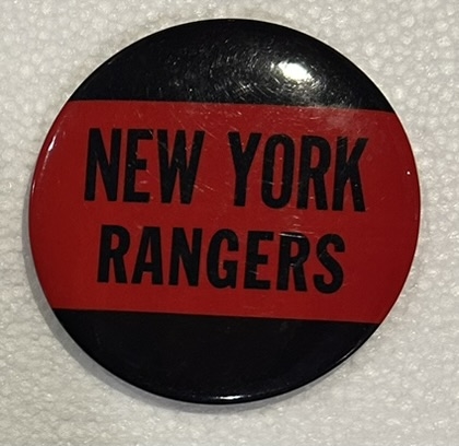 VINTAGE NEW YORK RANGERS PIN- LARGE SIZE