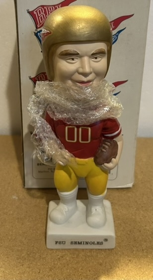 VINTAGE 90's FLORIDA STATE SEMINOLES BOBBING HEAD w/BOX