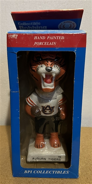 VINTAGE 90's AUBURN TIGERS BOBBING HEAD w/BOX