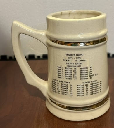 VINTAGE 1975-76 BOSTON CELTICS NBA CHAMPIONS MUG