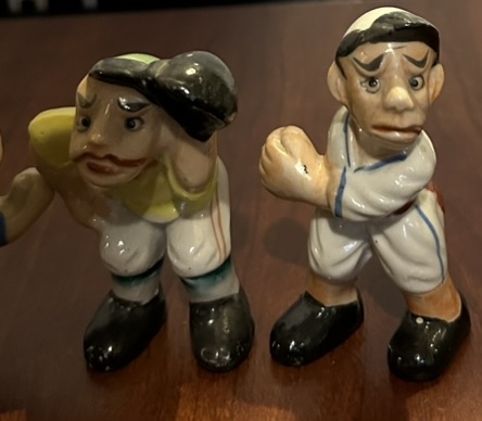 VINTAGE 50's BASEBALL FIGURINES - 2 SETS