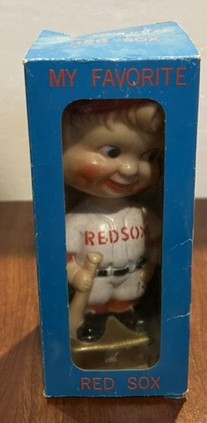 VINTAGE 70's BOSTON RED SOX BOBBING HEAD w/BOX