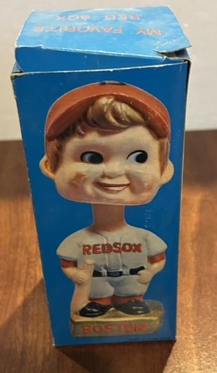 VINTAGE 70's BOSTON RED SOX BOBBING HEAD w/BOX