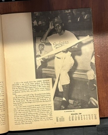 VINTAGE 1955 BROOKLYN DODGERS YEAR BOOK- CHAMPIONSHIP YEAR