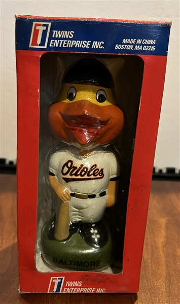 BALTIMORE ORIOLES TWIN ENTERPRISES BOBBING HEAD - NRFB