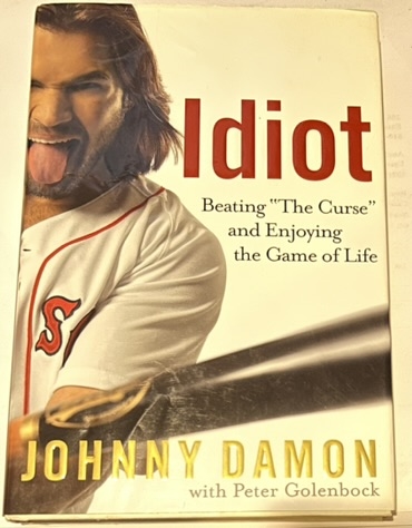 JOHNNY DAMON AUTOGRAPHED BOOK w/CAS COA