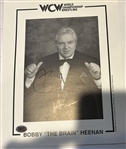 BOBBY "THE BRAIN" HEENAN WCW AUTOGRAPHED PHOTO