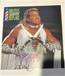 BRUTUS "THE BARBER" BEEFCAKE WCW AUTOGRAPHED PHOTO