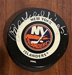 MARIUSZ CZERKAWSKI "NEW YORK ISLANDERS" SIGNED PUCK w/JSA COA