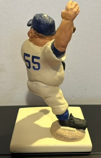 1955 BROOKLYN DODGERS KAIL PITCHER STATUE - #1 OF 25