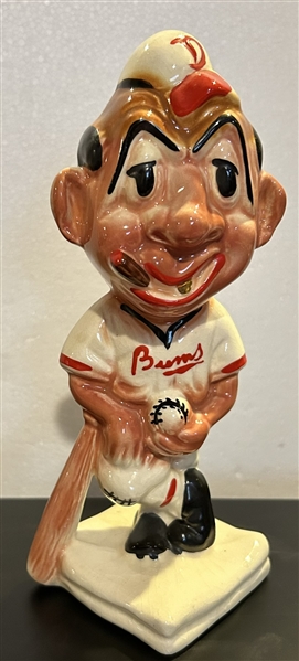 50's BROOKLYN DODGERS STANFORD POTTERY MASCOT BANK