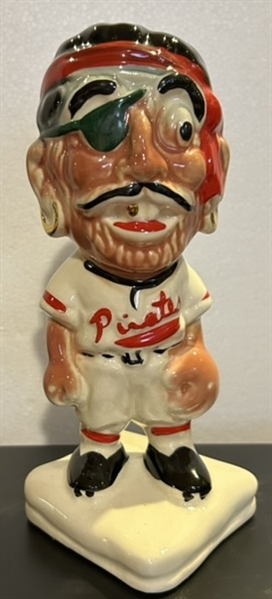 50's PITTSBURGH PIRATES STANFORD POTTERY MASCOT BANK