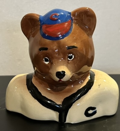 50's CHICAGO CUBS GIBBS-CONNER MASCOT RAZOR BANK