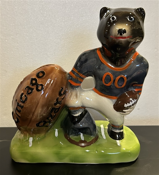 50's CHICAGO BEARS GIBBS-CONNER MASCOT BANK