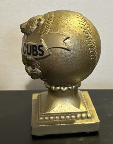 VINTAGE CHICAGO CUBS FIGURAL PAPERWEIGHT- MUST SEE!