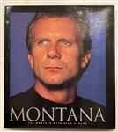 1995 JOE MONTANA SIGNED BOOK w/CAS COA