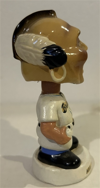 60's MILWAUKEE BRAVES mini BOBBING HEAD