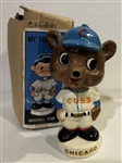 60s CHICAGO CUBS mini BOBBING HEAD w/BOX