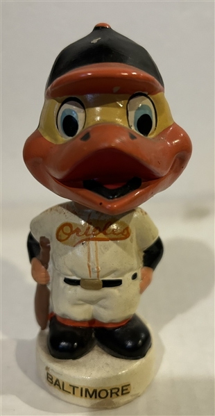 60's BALTIMORE ORIOLES mini BOBBING HEAD