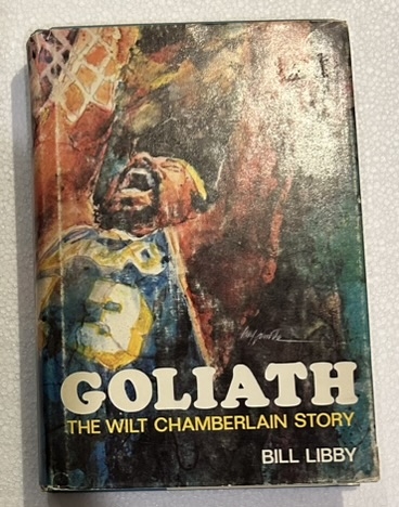 WILT CHAMBERLAIN GOLIATH AUTOGRAPHED BOOK w/JSA LOA