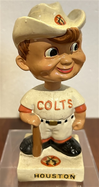 60's HOUSTON COLT 45's WHITE BASE BOBBING HEAD