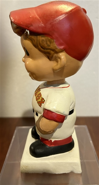 60's BOSTON RED SOX WHITE BASE BOBBING HEAD