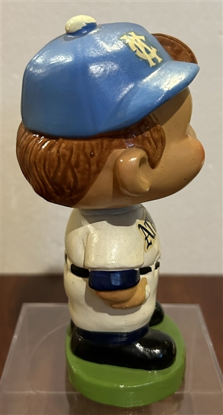 60's KANSAS CITY ATHLETICS GREEN BASE BOBBING HEAD-RARE