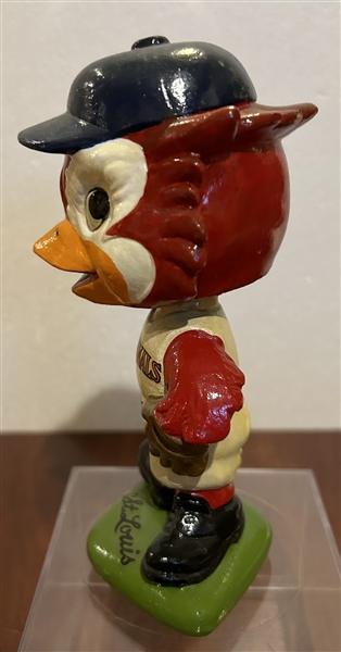 60's ST. LOUIS CARDINALS GREEN BASE BOBBING HEAD