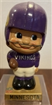 60s MINNESOTA VIKINGS "SQUARE GOLD BASE" BOBBING HEAD