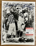 CHUCK BENARIK SIGNED 11" X 14" PHOTO w/MUST SEE INSCRIPTION