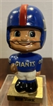 60s NEW YORK GIANTS "SQUARE GOLD BASE" BOBBING HEAD