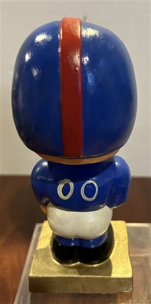 60's NEW YORK GIANTS SQUARE GOLD BASE BOBBING HEAD