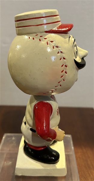 60's CINCINNATI REDS WHITE BASE BOBBING HEAD