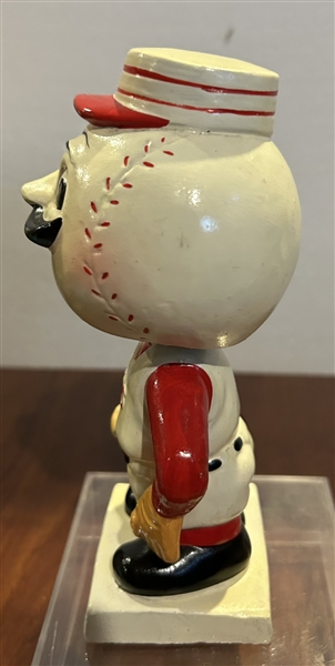 60's CINCINNATI REDS WHITE BASE BOBBING HEAD