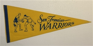 VINTAGE 60s SAN FRANCISCO WARRIORS PENNANT