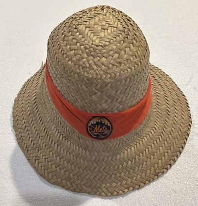 VINTAGE NEW YORK METS LADIE'S STRAW HAT