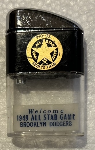 VINTAGE 1949 ALL-STAR GAME PRESS LIGHTER- SUPER RARE