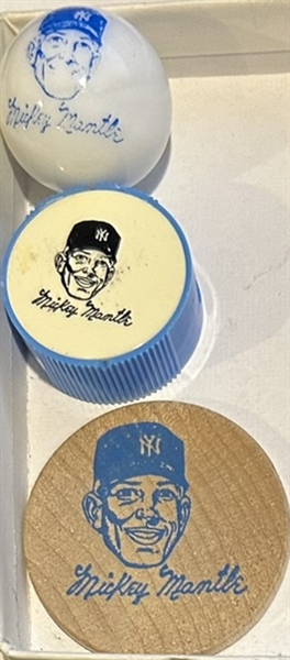 VINTAGE MICKEY MANTLE LOT OF 3