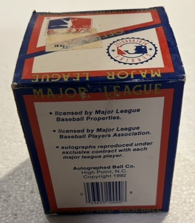 1993 BOSTON RED SOX FACSIMILE SIGNED BASEBALL w/BOX