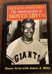 MONTE IRVIN "NICE GUYS FINISH FIRST" SIGNED BOOK w/COA