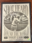 BOBBY THOMSON "SHOT HEARD ROUND THE WORLD"SIGNED HBO POSTER w/COA